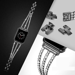 Bracelet Diamond pour Apple Watch 5 4 44 42mm