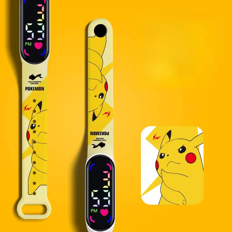 Montre digitale Pikachu enervé pokemon