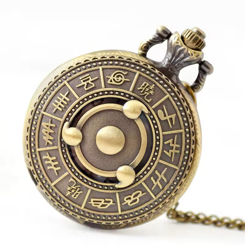 Montre de poche Uchiwa Sharingan pour enfant