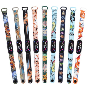 Montre Pokemon LED Waterproof Pikachu