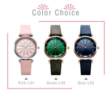 Charger l&#39;image dans la galerie, Montre Sk Diamond Cuir
