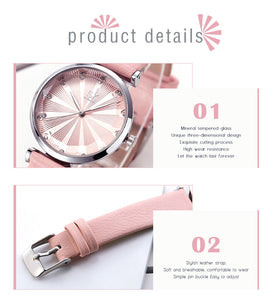 Montre Sk Diamond Cuir