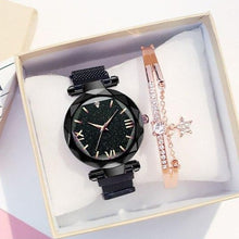 Charger l&#39;image dans la galerie, Coffret Montre &amp; Bracelet Strass Beauty

