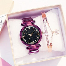 Charger l&#39;image dans la galerie, Coffret Montre &amp; Bracelet Strass Beauty
