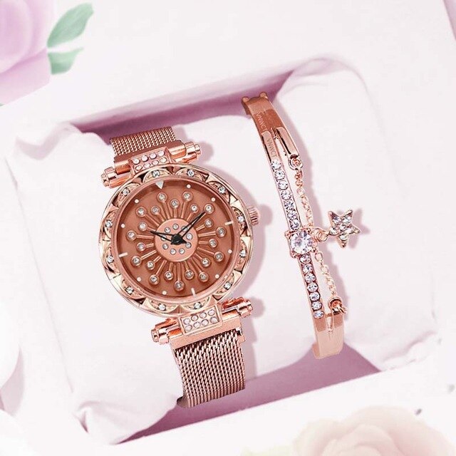 Coffret Montre & Bracelet Rain Beauty