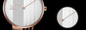 Montre Sk Brillant Style Gold or Silver