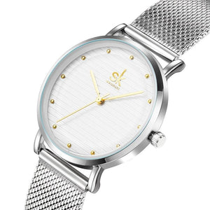 Montre Sk Metal Diamant