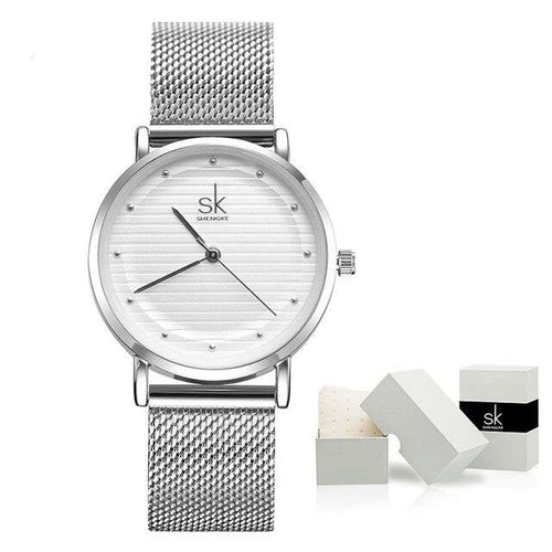 Montre Sk Metal Diamant