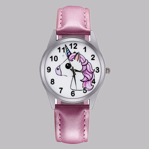 Montre Licorne Rose pour Fille