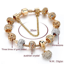 Charger l&#39;image dans la galerie, Bracelet Crystal Heart Charm
