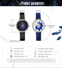 Charger l&#39;image dans la galerie, Montre Sk Plumes Diamentés

