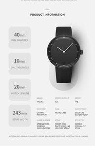 Montre Homme Simple Luxury