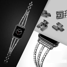 Charger l&#39;image dans la galerie, Bracelet Diamond pour Apple Watch 5 4 44 42mm
