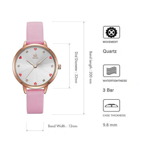 Montre Sk Coeurs & Diams