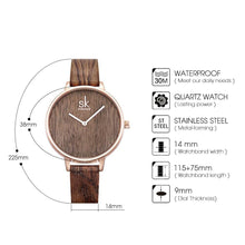 Charger l&#39;image dans la galerie, Montre Sk Chic Boisé
