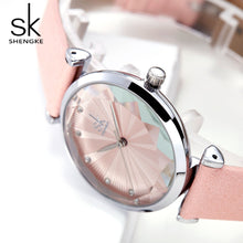 Charger l&#39;image dans la galerie, Montre Sk Diamond Cuir
