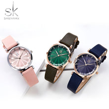 Charger l&#39;image dans la galerie, Montre Sk Diamond Cuir
