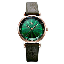 Charger l&#39;image dans la galerie, Montre Sk Diamond Cuir
